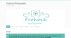 Desktop Screenshot of frohockphotography.com