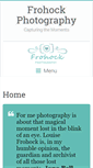 Mobile Screenshot of frohockphotography.com